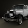 Ford Model A Tudor 1929 3d model