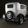 Ford Model A Tudor 1929 3d model