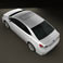 Lexus HS 2010 3d model