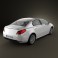 Peugeot 508 saloon 2011 3d model