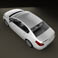 Peugeot 508 saloon 2011 3d model