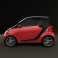 Smart Fortwo 2011 Convertible Hard Top 3d model