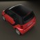 Smart Fortwo 2011 Convertible Hard Top 3d model