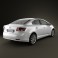 Toyota Avensis sedan 3d model