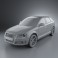 Audi A3 Sportback 2011 3d model