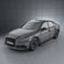 Audi A6 sedan 2012 3d model