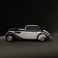 BMW 327 cabriolet 1937 3d model