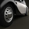 BMW 327 cabriolet 1937 3d model