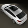 BMW 5 series Gran Turismo 2011 3d model