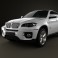 BMW X6 2011 3d model