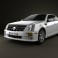 Cadillac STS 2010 3d model