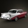 Chevrolet BelAir 2-door hardtop 1956 3d model