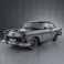 Chevrolet BelAir 2-door hardtop 1956 3d model