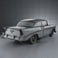 Chevrolet BelAir 2-door hardtop 1956 3d model