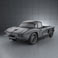 Chevrolet Corvette 1962 3d model