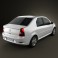 Dacia Logan 2010 3d model