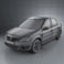 Dacia Logan 2010 3d model