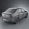 Dacia Logan 2010 3d model