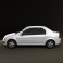 Dacia Logan 2010 3d model