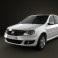 Dacia Logan 2010 3d model