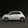Fiat 500 2010 3d model