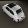 Fiat 500 2010 3d model