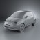 Fiat 500 2010 3d model