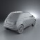 Fiat 500 2010 3d model