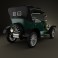 Ford Model T 4door Tourer 1924 3d model