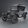 Ford Model T 4door Tourer 1924 3d model