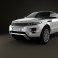 Range Rover Evoque 2011 3d model