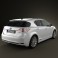 Lexus CT 200h 2011 3d model