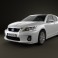 Lexus CT 200h 2011 3d model