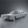 Lincoln Continental X-100 1961 3d model