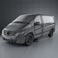 Mercedes-Benz Vito W639 PanelVan Long 2011 3d model