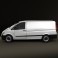 Mercedes-Benz Vito W639 PanelVan Long 2011 3d model