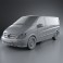 Mercedes-Benz Vito W639 PanelVan Long 2011 3d model