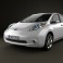 Nissan LEAF 2011 3d model
