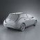 Nissan LEAF 2011 3d model
