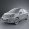 Nissan Micra (March) 2011 3d model