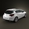 Opel Astra J 2011 3d model