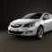 Opel Astra J 2011 3d model