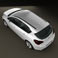 Opel Astra J 2011 3d model