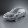 Opel Astra J 2011 3d model