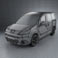 Peugeot Partner Tepee 2011 3d model