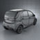 Peugeot iOn 2011 3d model