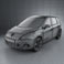 Renault Scenic 2010 3d model