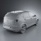 Seat Altea 2010 3d model