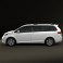 Toyota Sienna 2011 3d model