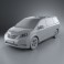 Toyota Sienna 2011 3d model